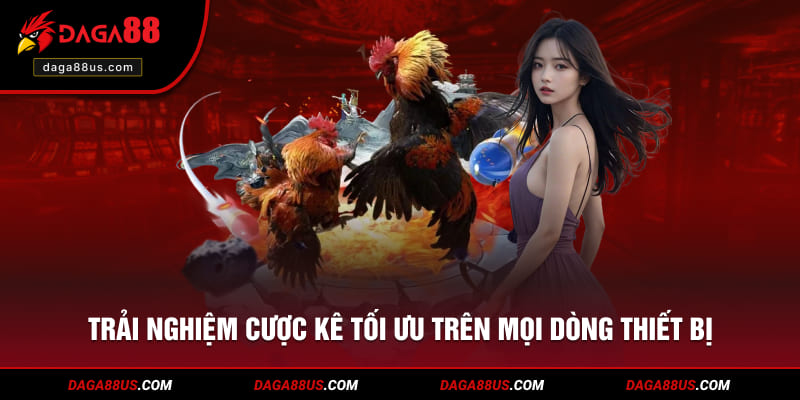 Trải nghiệm cược kê tối ưu trên mọi dòng thiết bị